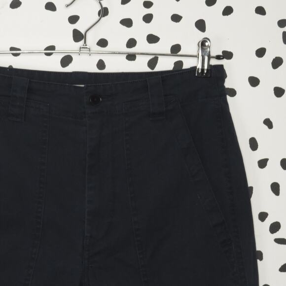 Vince Navy Blue Military Utility Style Cropped  Pants - Picture 3 of 10